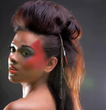 female faux hawk